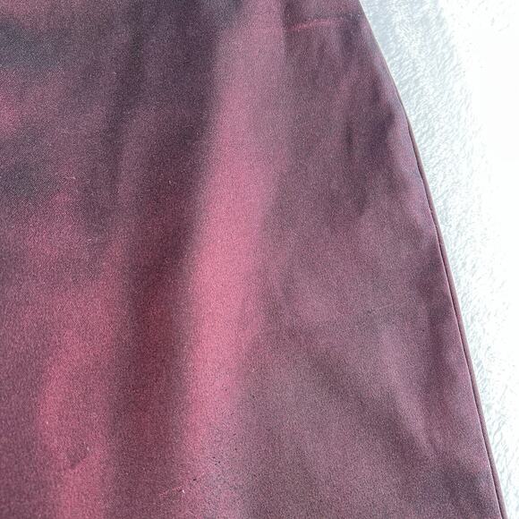 Y2K Sharkskin Pants No Boundaries Jrs 13 Maroon Iridescent Vtg Straight Grunge - Picture 4 of 15